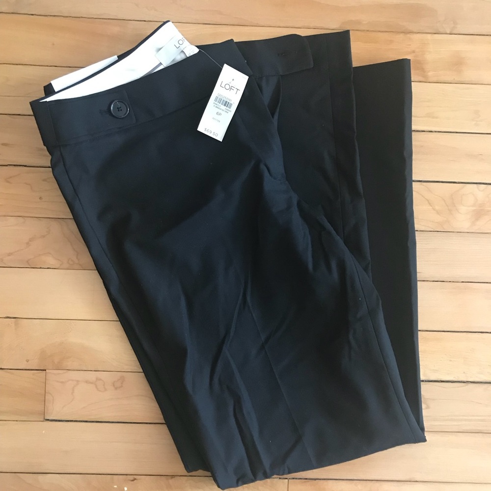 LOFT Julie Fit Trouser Pants with stretch